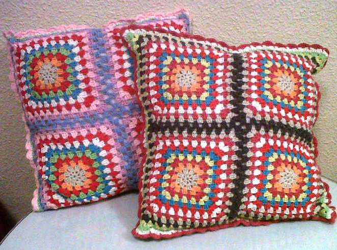 Cojines de crochet | Con manos