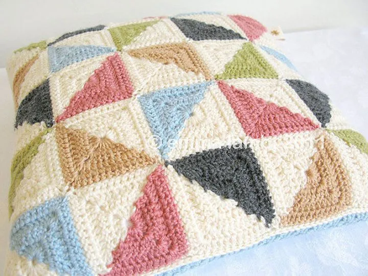 Cojines de Crochet | lanasflores