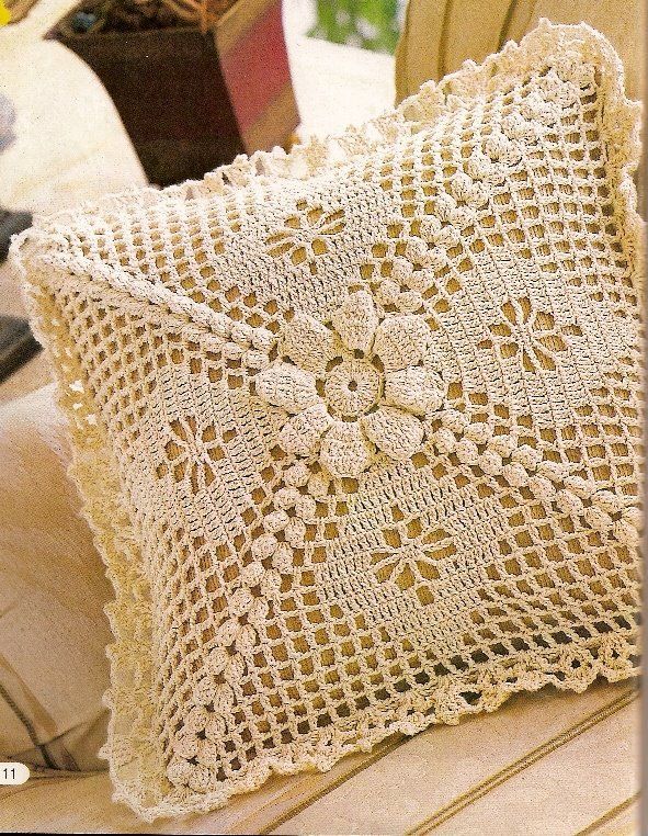 Cojines en crochet paso a paso - Imagui
