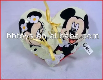 Cojines de mickey mouse y minie, para los anillos de boda ... Cojines de mickey mouse y minie, para los anillos de boda ...