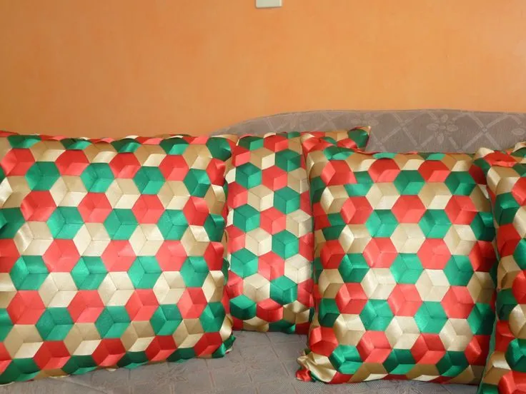 cojines navideños en cintas técnica del esterilado. | para vender ... cojines navideños en cintas técnica del esterilado. | para vender ...