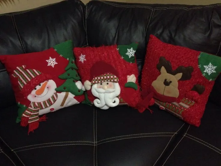 Cojines navideños | Fieltro | Pinterest | Navidad Cojines navideños | Fieltro | Pinterest | Navidad