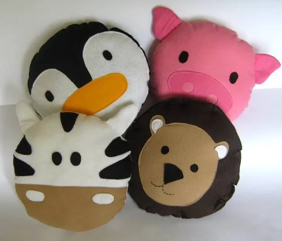 Cojines redondos de animalitos | Manualidades | Pinterest Cojines redondos de animalitos | Manualidades | Pinterest