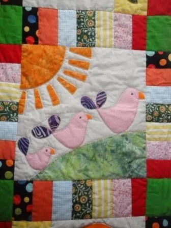 Colcha con buhos para cama de niño | Mis trabajos de patchwork y ... Colcha con buhos para cama de niño | Mis trabajos de patchwork y ...