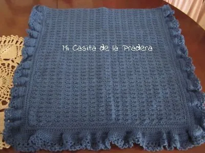 Colcha para carrito de bebé - Mi pequeña casa de la pradera Colcha para carrito de bebé - Mi pequeña casa de la pradera