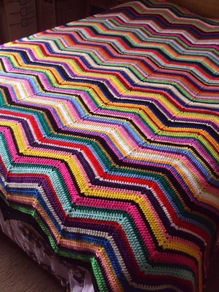 Colcha de Crochê Quadrinhos - Casal | Carmela Arte &amp; Cia | Elo7