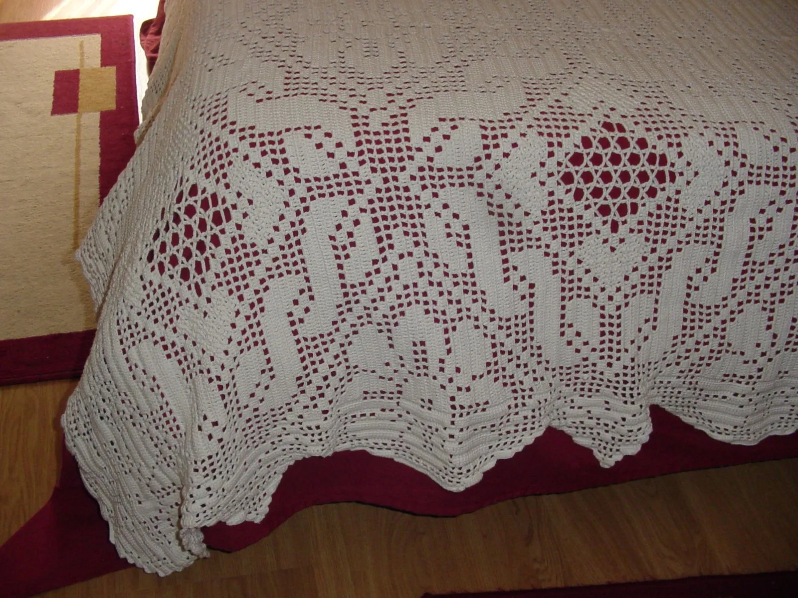 Colcha Em Crochet « Malhas, Bordados e Crochet Colcha Em Crochet « Malhas, Bordados e Crochet