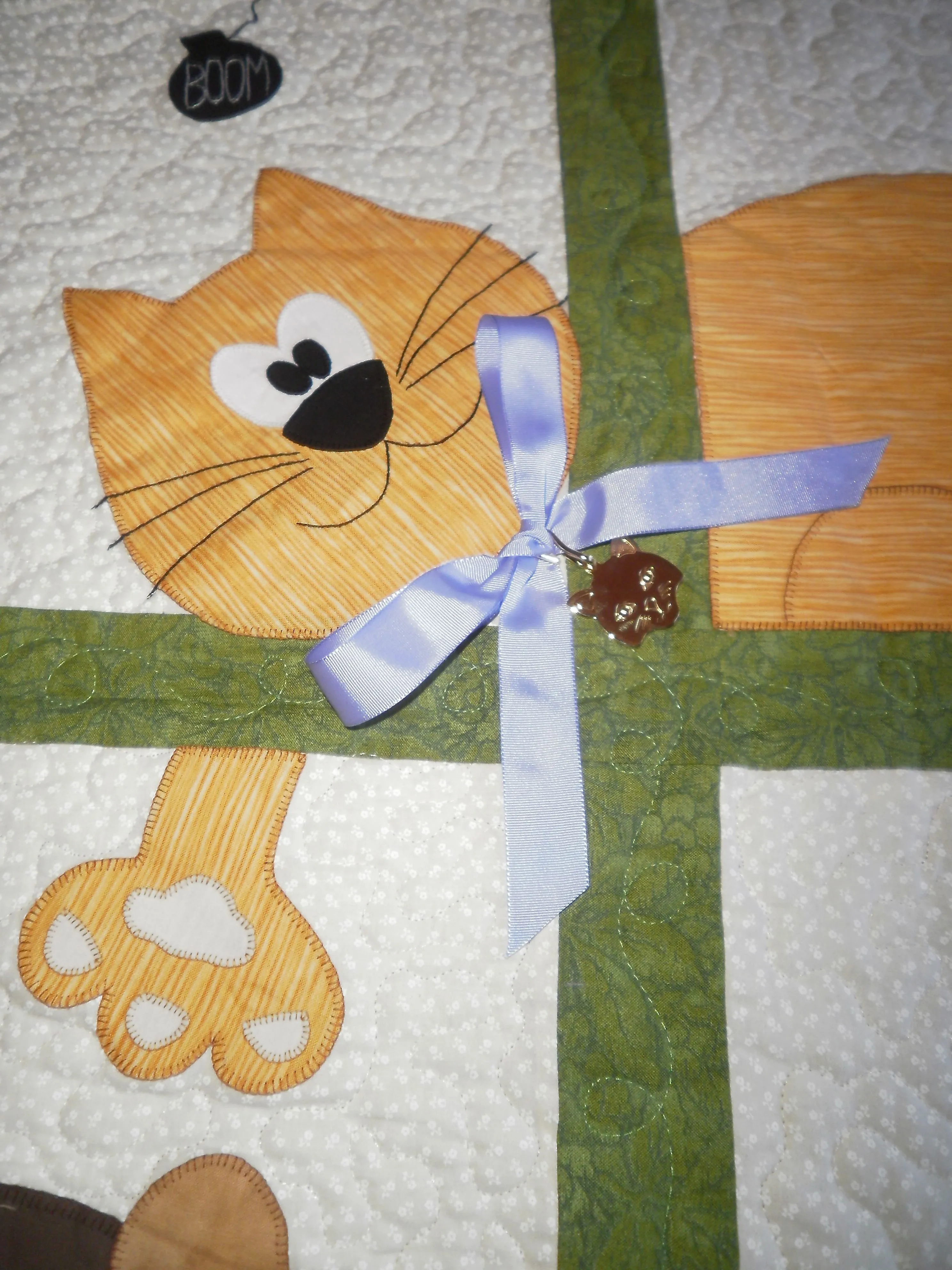 colcha gato y ratones en patchwork | las pasiones de morgana colcha gato y ratones en patchwork | las pasiones de morgana
