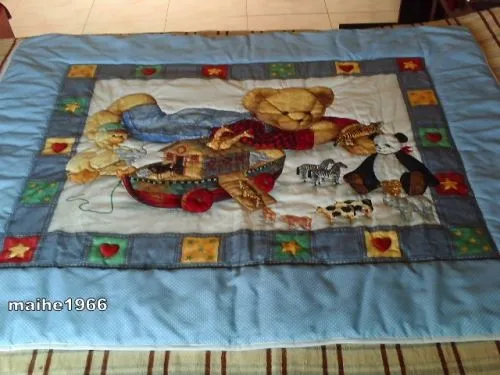 Patrones colcha bebé patchwork - Imagui