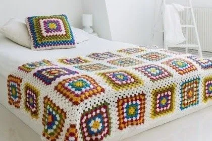 Colchas a crochet paso a paso - Imagui