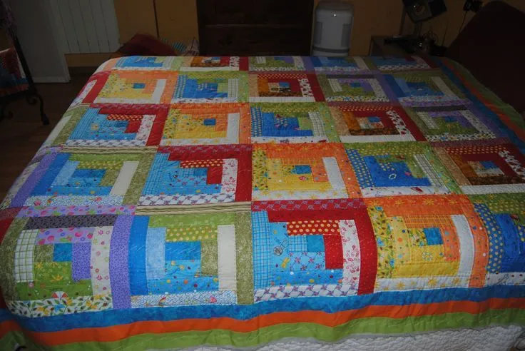Colchas on Pinterest | Patchwork, Log Cabins and Bebe Colchas on Pinterest | Patchwork, Log Cabins and Bebe