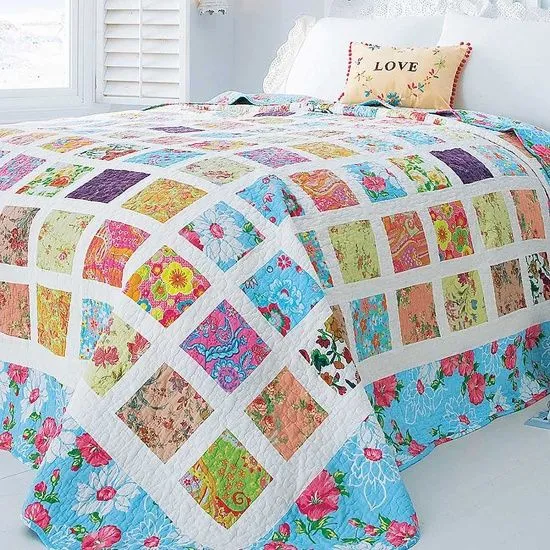Colchas de patchwork en dormitorios | Estilo Escandinavo Colchas de patchwork en dormitorios | Estilo Escandinavo