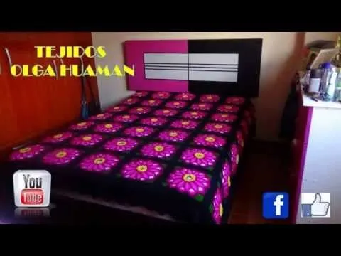 Colchas Tejidos a Crochet para Camas - YouTube