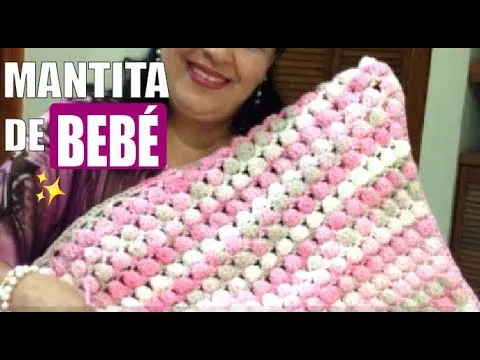 COLCHITA LILI para bebé en crochet (fácil y rápido)- Tejiendo con ... COLCHITA LILI para bebé en crochet (fácil y rápido)- Tejiendo con ...