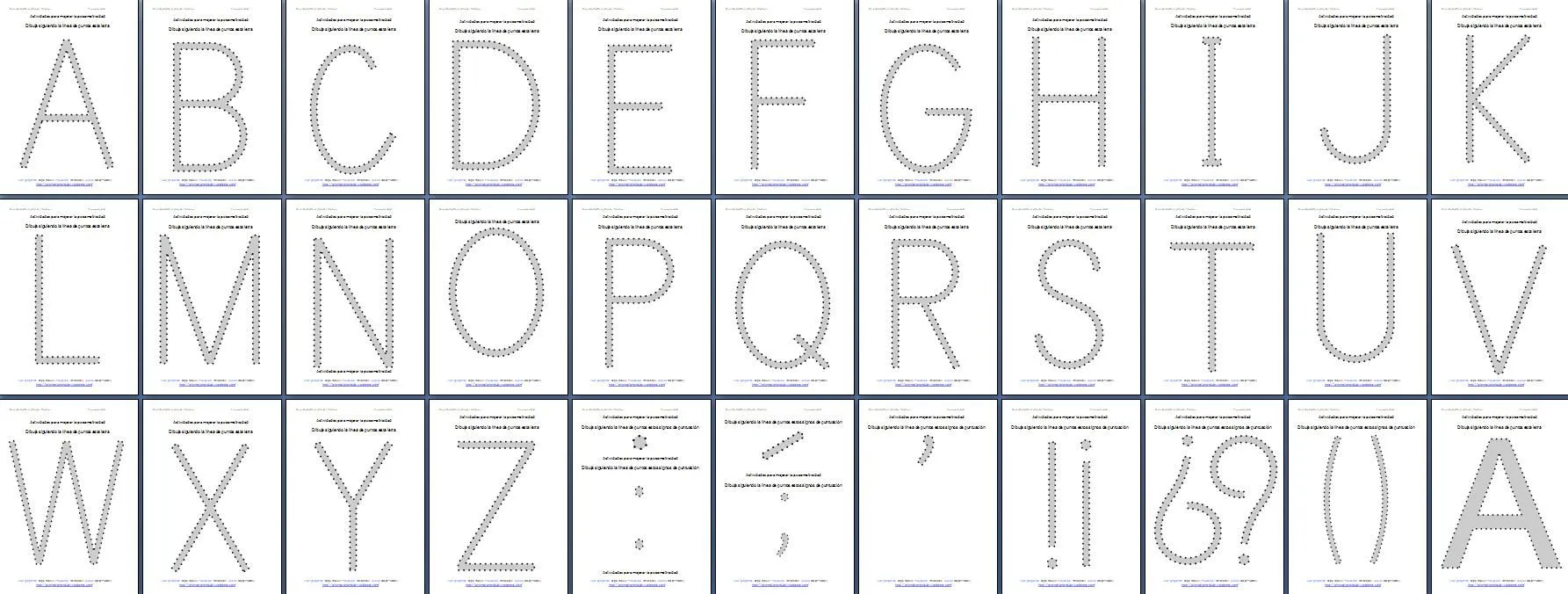 Cuarta colección de abecedarios punteados script y cursiva en ... Cuarta colección de abecedarios punteados script y cursiva en ...