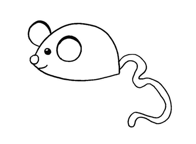 UN RATON PARA COLOREAR - Imagui