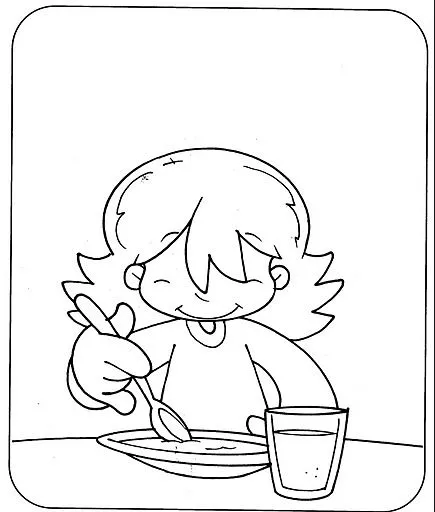 Dibujos de comedores para colorear - Imagui Dibujos de comedores para colorear - Imagui