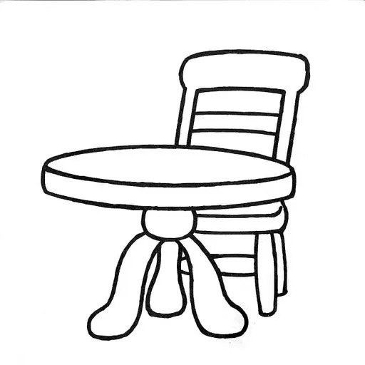 Mi colección de dibujos: Dibujos de cosas del hogar