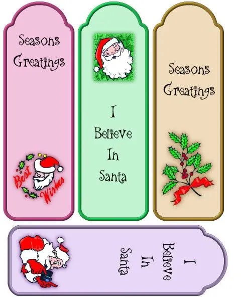 Separadores de navidad - Imagui