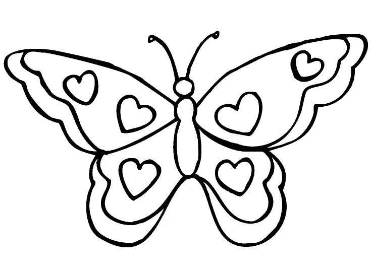 Mi colección de dibujos: ♥ Lindas mariposas para colorear ♥