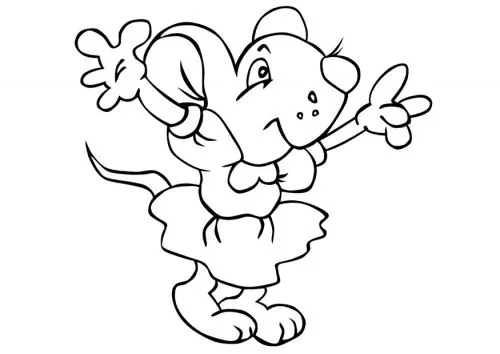 Mi colección de dibujos: ♥ Ratitas para colorear Mi colección de dibujos: ♥ Ratitas para colorear