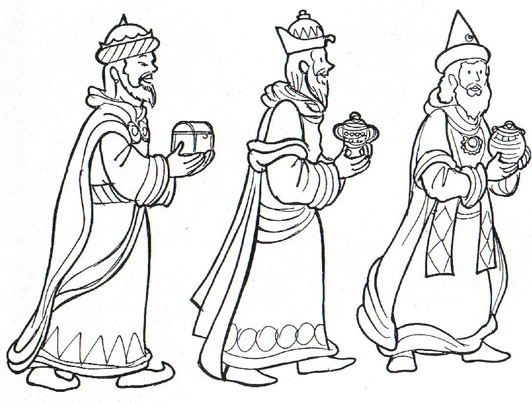 Mi colección de dibujos: ♥ Reyes Magos para colorear