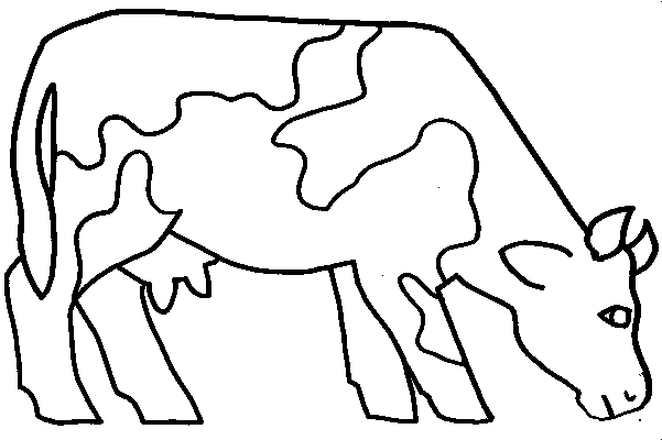 Imagenes de vacas dibujados - Imagui