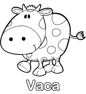 Mi colección de dibujos: ♥ Vaquitas para pintar Mi colección de dibujos: ♥ Vaquitas para pintar
