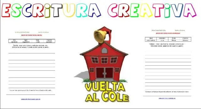 Colección Escritura creativa para el inicio de curso en primaria y ... Colección Escritura creativa para el inicio de curso en primaria y ...