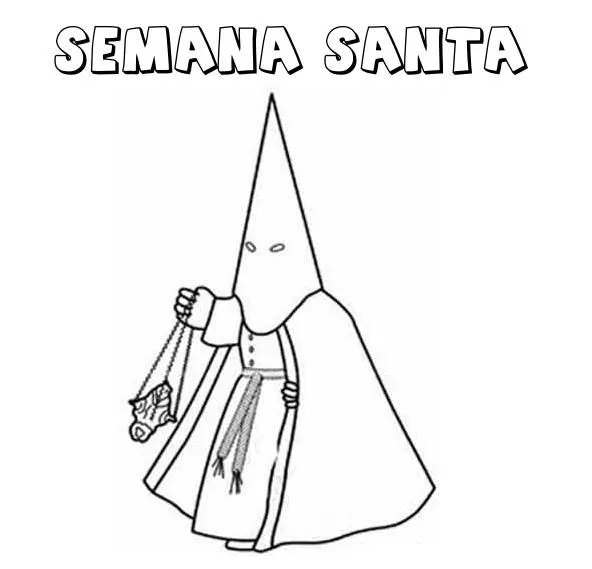 Colección de fichas para colorear semana santa -Orientacion Andujar