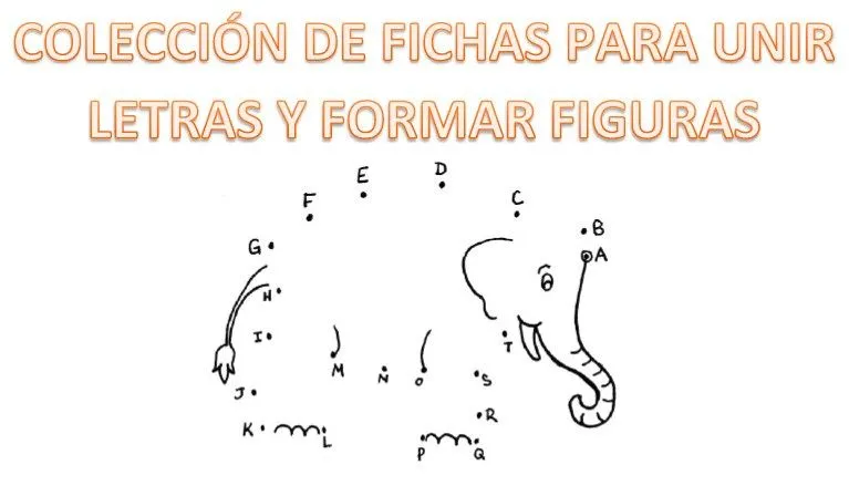 Colección de fichas para unir letras y formar dibujos para 1° y 2 ...