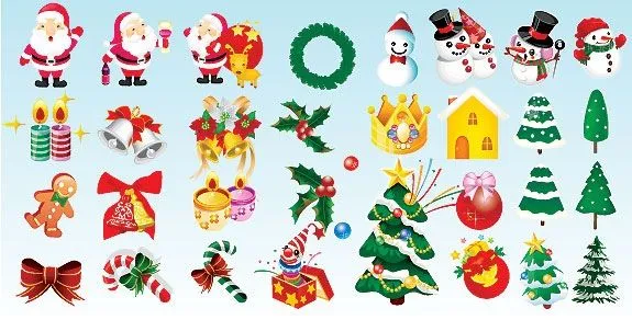 Colección de iconos con motivos navideños | CosasSencillas. Colección de iconos con motivos navideños | CosasSencillas.