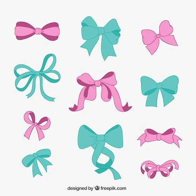 Colección de lazos lindos | Descargar Vectores gratis Colección de lazos lindos | Descargar Vectores gratis