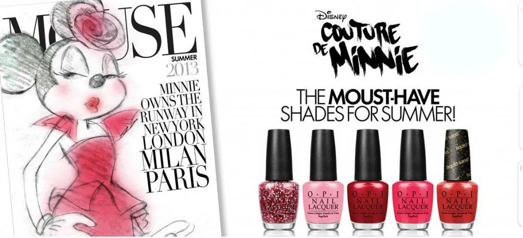 Colección Minnie Couture de OPI -