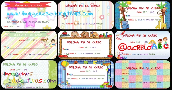 Nueva Colección de 50 Diplomas para Fin de curso imprimibles ... Nueva Colección de 50 Diplomas para Fin de curso imprimibles ...