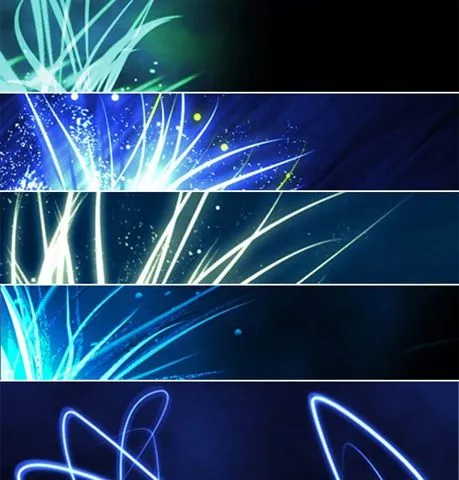 Colección de pinceles abstractos y luces para Photoshop Colección de pinceles abstractos y luces para Photoshop