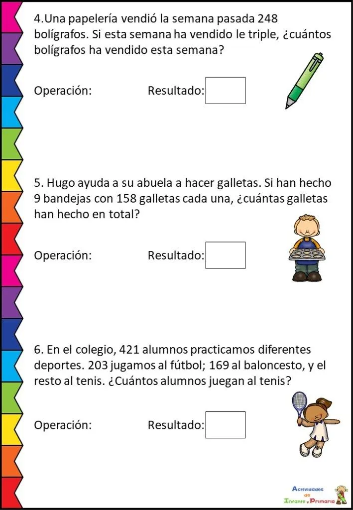 Colección de problemas matemáticos primer ciclo primaria Colección de problemas matemáticos primer ciclo primaria