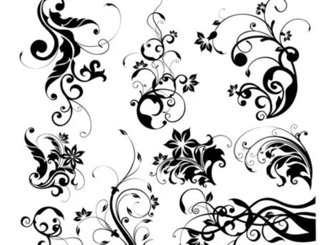 Colección de vectores ornamentales grati...