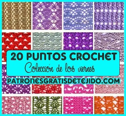 Colección de los viernes: 20 Patrones Crochet de Puntos Calados ... Colección de los viernes: 20 Patrones Crochet de Puntos Calados ...