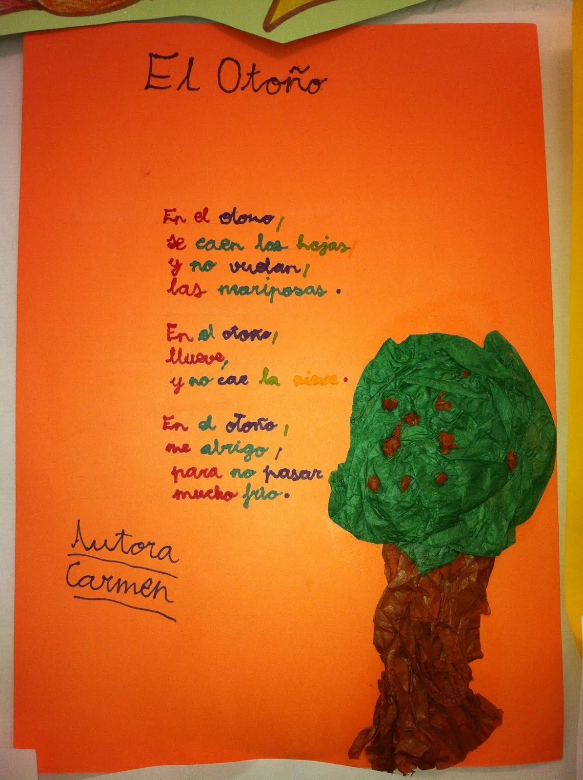 COLEGIO SAN MIGUEL 2º PRIMARIA: Poesías del Otoño COLEGIO SAN MIGUEL 2º PRIMARIA: Poesías del Otoño