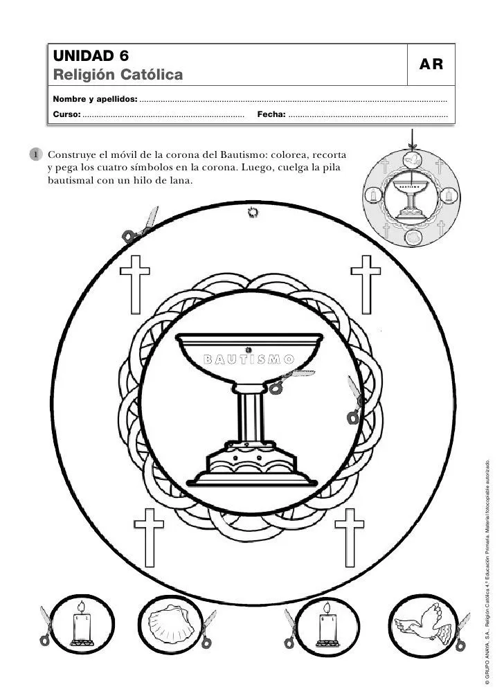 Colgante bautismo | Temas de catequesis, Religión, Catequesis Colgante bautismo | Temas de catequesis, Religión, Catequesis