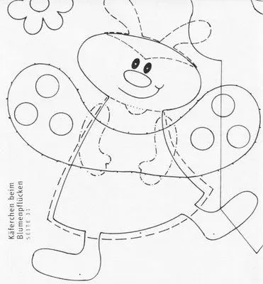 COLGANTE CATARINA (MARIQUITA) EN FOMI **** DE LA WEB. COLGANTE CATARINA (MARIQUITA) EN FOMI **** DE LA WEB.