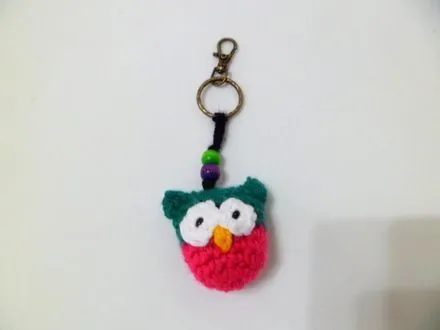 Llaveros artesanales lechuza buho al crochet con mosqueton - La ...