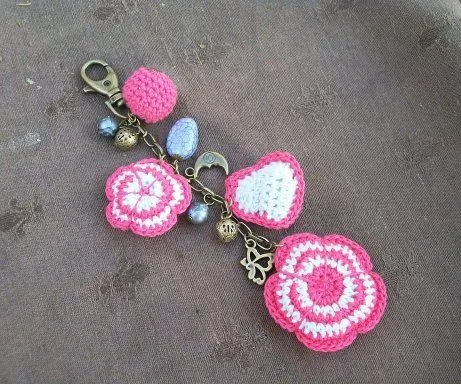 Modelos de llaveros tejidos a crochet - Imagui