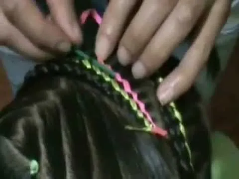 Colitas en oruga peinados para niña paso a paso - YouTube