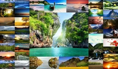 Collage de Paisajes Naturales | WEB.02 BETY FAB... Collage de Paisajes Naturales | WEB.02 BETY FAB...