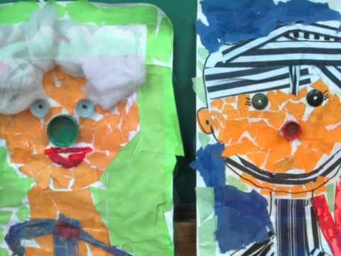 Collage. Texturas táctiles y visuales 3º C TT - YouTube