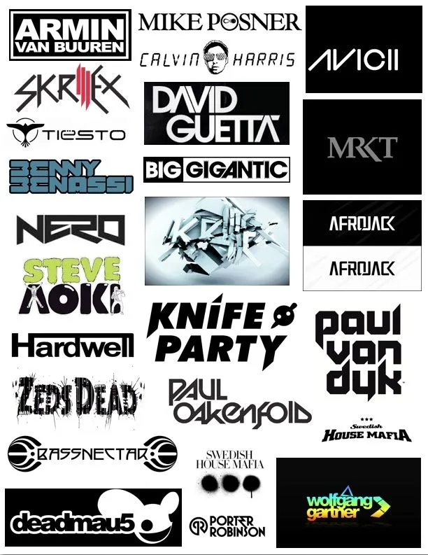 Collage, Top DJ Logos | Summit DJ Inspiration | Pinterest Collage, Top DJ Logos | Summit DJ Inspiration | Pinterest