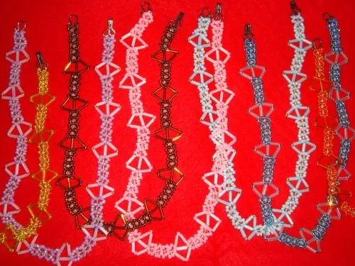 Como hacer collares de chaquira y canutillo - Imagui Como hacer collares de chaquira y canutillo - Imagui