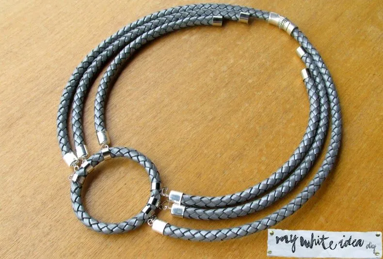 COLLAR DE CUERO DIY * LEATHER CORD NECKLACE DIY | MY WHITE IDEA DIY COLLAR DE CUERO DIY * LEATHER CORD NECKLACE DIY | MY WHITE IDEA DIY
